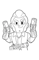 Brawl Stars kleurplaat 12